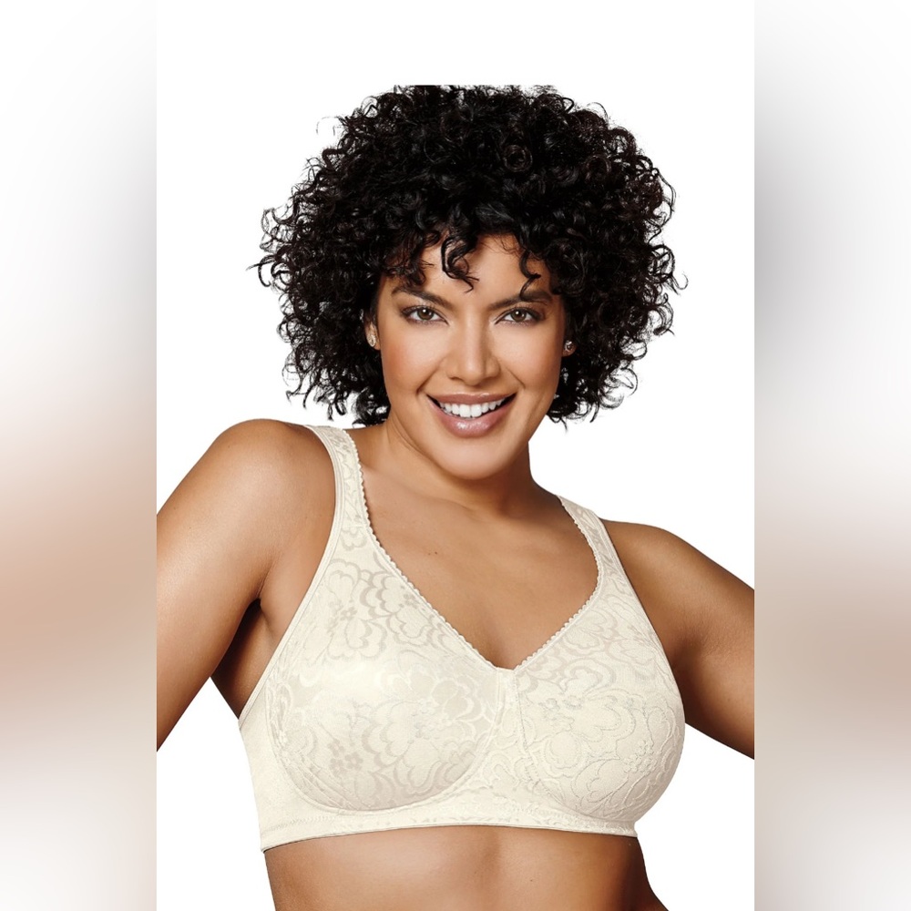 Playtex 18 Hour Ultimate Lift & Support Wirefree Mother Of Pearl Sz 36B NEW